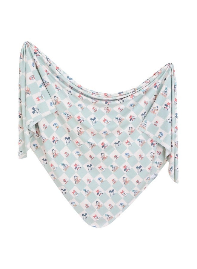 Copper Pearl Large Premium Knit Baby Swaddle Receiving Blanket Mickey Mouse & Friends - Image 1