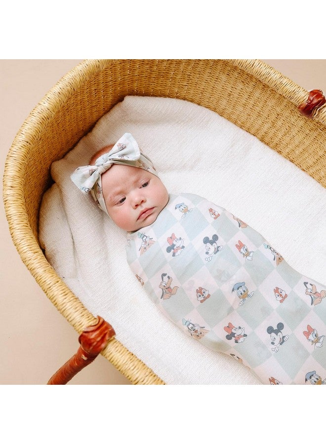 Copper Pearl Large Premium Knit Baby Swaddle Receiving Blanket Mickey Mouse & Friends - Image 2