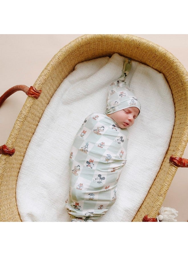 Copper Pearl Large Premium Knit Baby Swaddle Receiving Blanket Mickey Mouse & Friends - Image 5