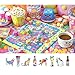 Blueforest 500 Piece Jigsaw Puzzle for Adults Colorful Board Game Scene Fun Challenging Puzzles 500 Pieces with Letters on Back Family Game Night Jigsaw Puzzle for Adults and Seniors 23x15 Inch - Image 2