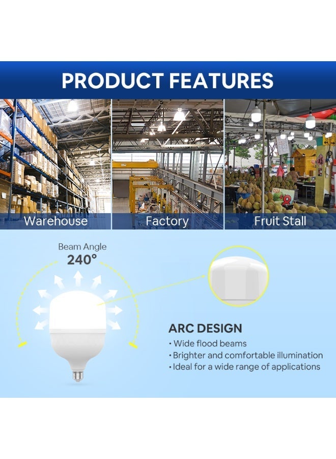 Energetic LED T Bulb YTT140X1 50W 6500K E27 Ultra Bright High Efficiency (Store/ Warehouse / Factory) - Image 4