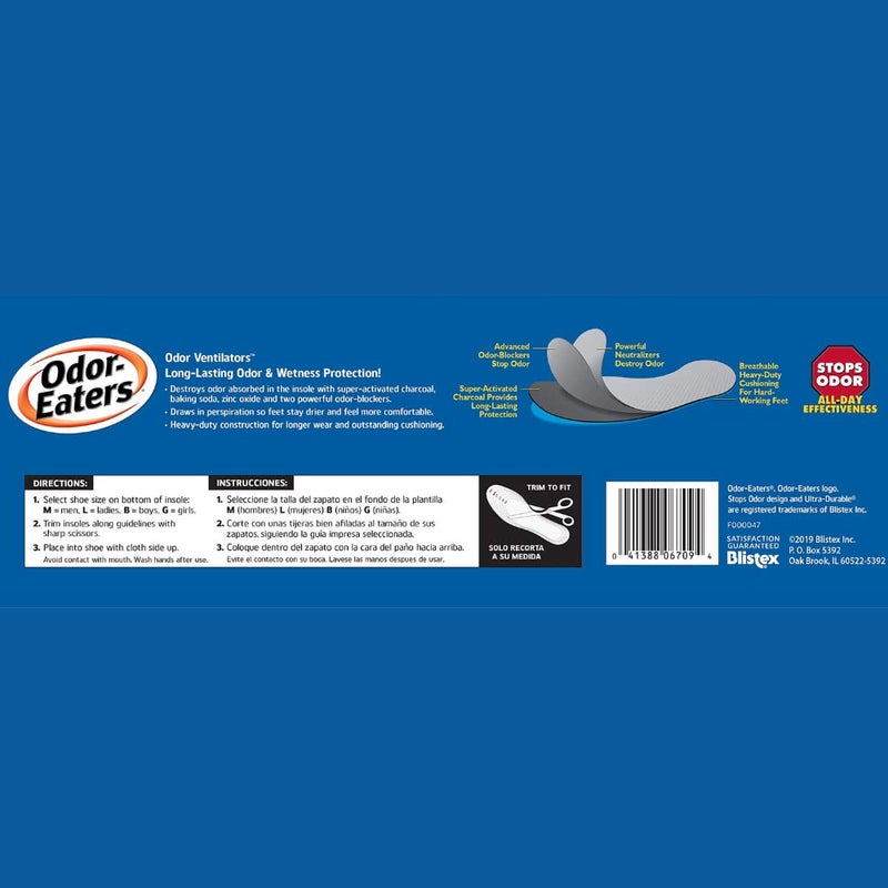 Odor-Eaters Odor Eaters Insoles Ultra-Durable (3 Pack) - Image 4