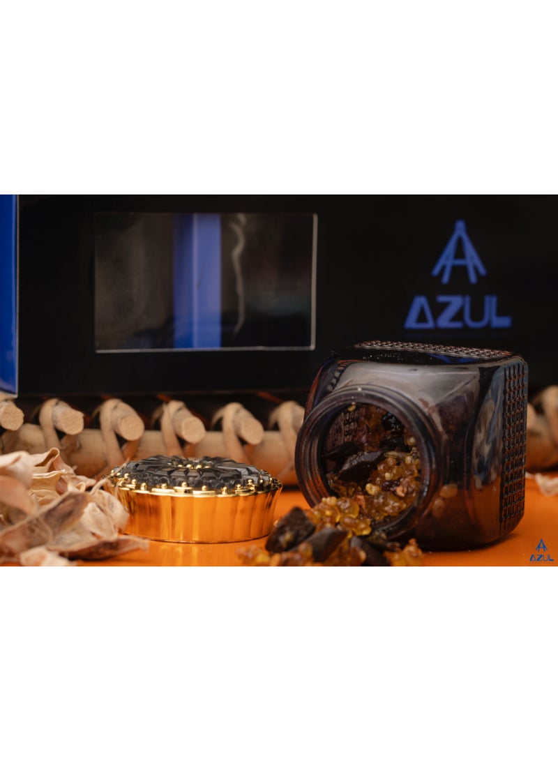 أزول بخور اللبان بالعود ( مسقى بدهن العود الكمبودي والعنبر ) - Image 3