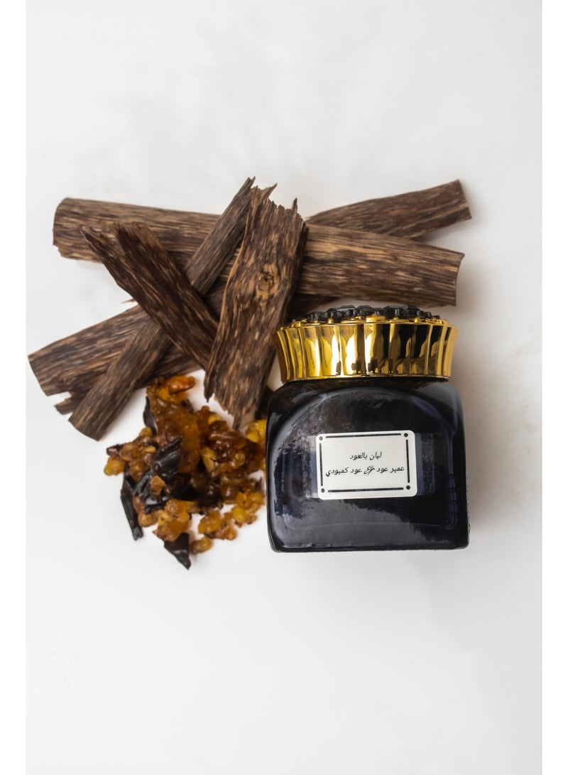 أزول بخور اللبان بالعود ( مسقى بدهن العود الكمبودي والعنبر ) - Image 1