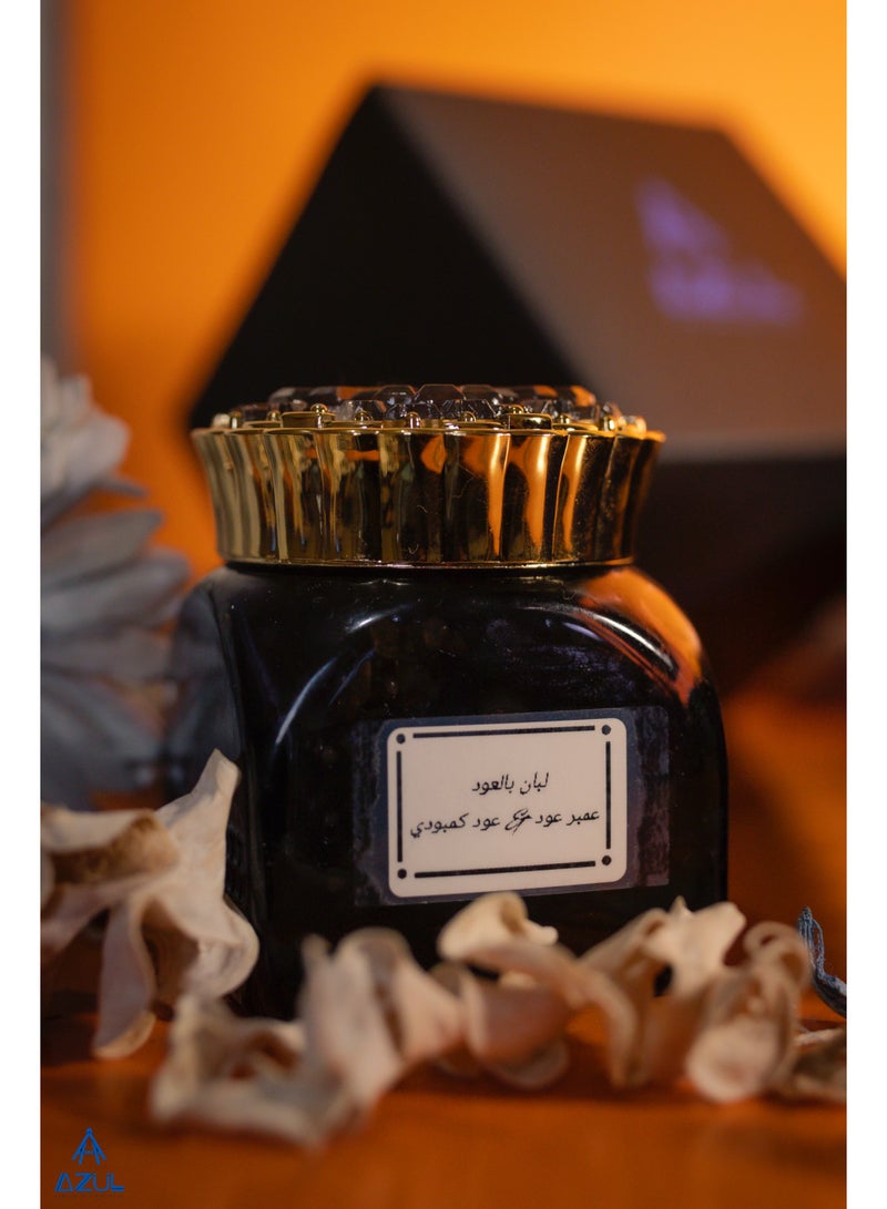 أزول بخور اللبان بالعود ( مسقى بدهن العود الكمبودي والعنبر ) - Image 4