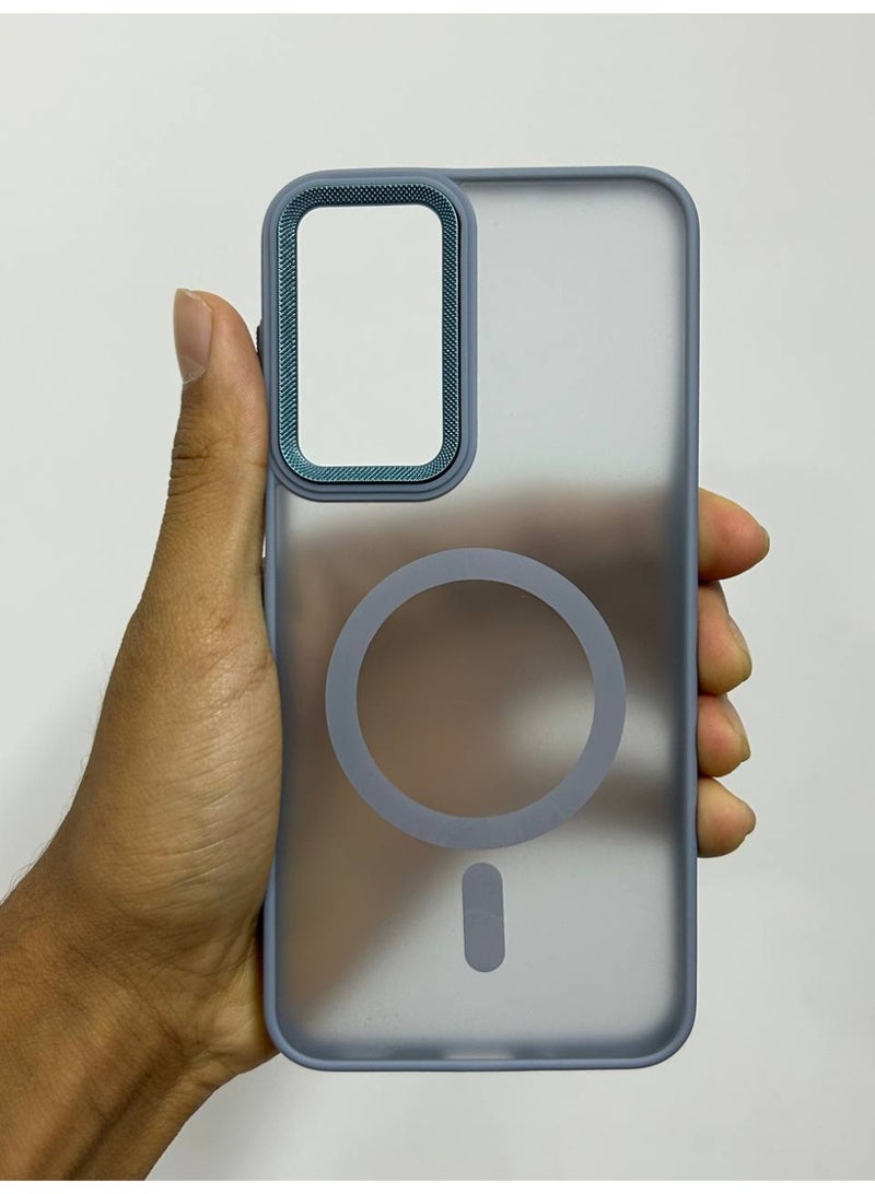 Magsafe Leather Generic Back Case Compatible with Vivo Y29 5G phone. - Image 2