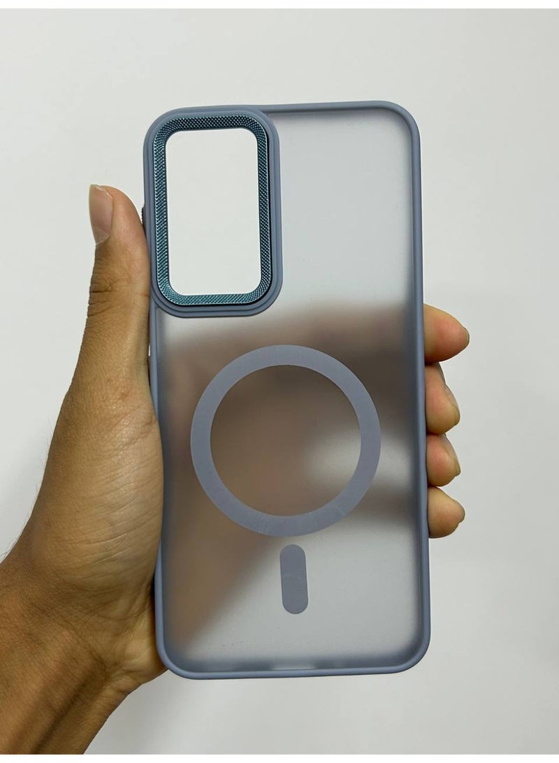 Magsafe Leather Generic Back Case Compatible with Vivo Y29 5G phone. - Image 1