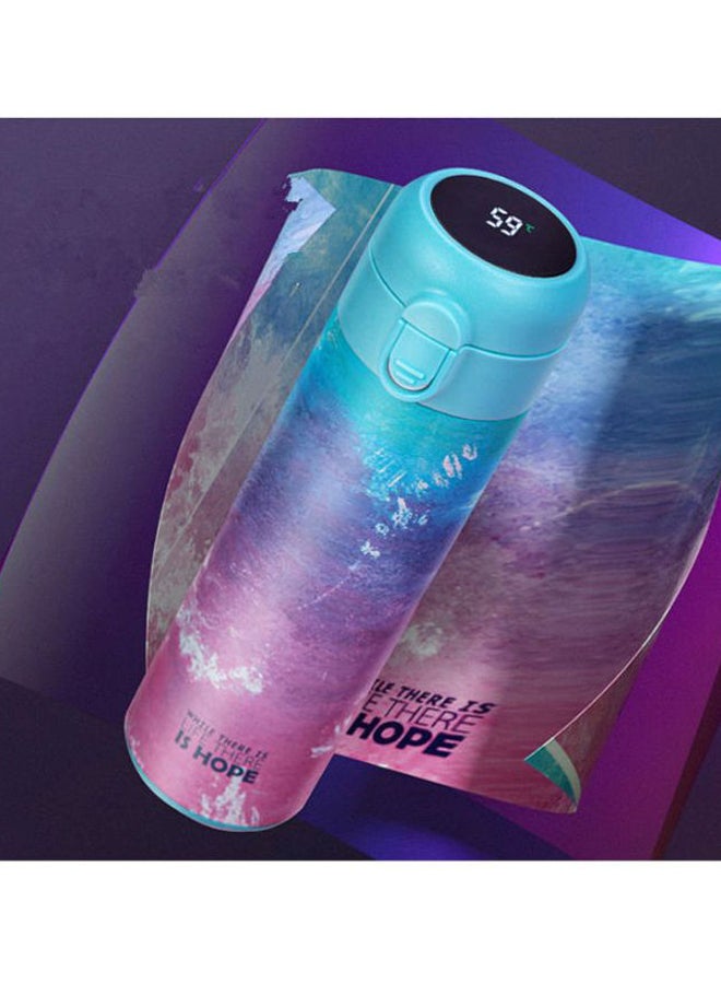Loquat Thermo-Display Smart Water Bottle Purple/Blue - Image 4