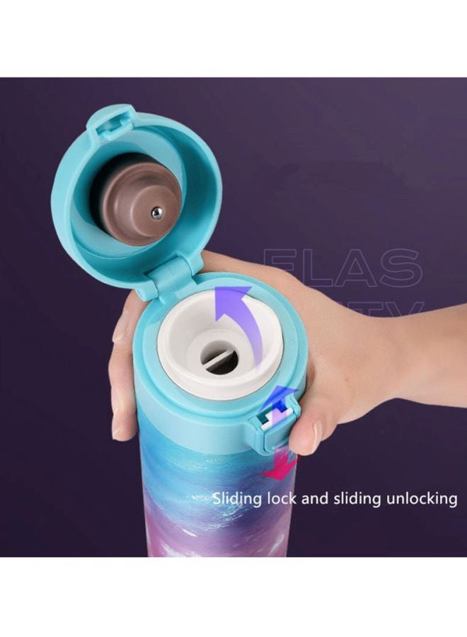 Loquat Thermo-Display Smart Water Bottle Purple/Blue - Image 3