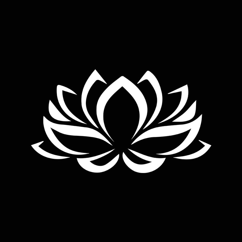 Generic Colorful Lotus Car Sticker Scratch Cover Waterproof Decal White-Lotus [22*12.6cm]] 