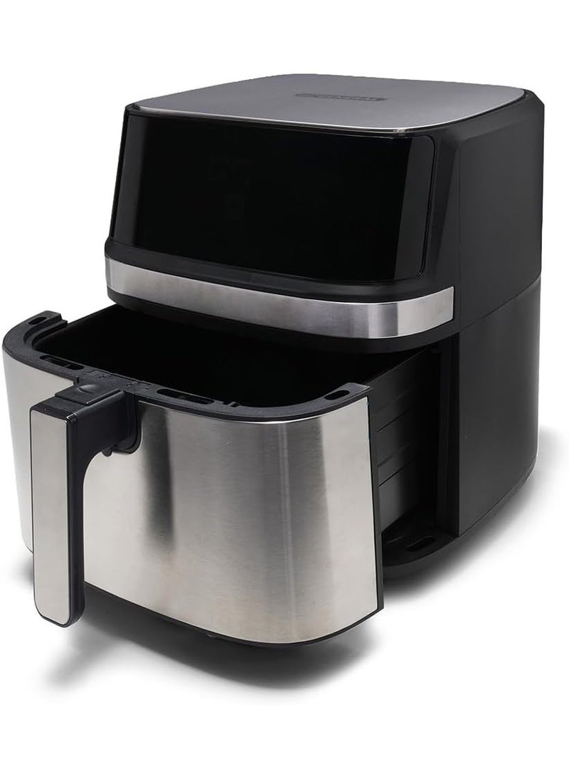 uniGENERAL Large Capacity Air Fryer 8L, 1700W, 80-200°C Adjustable Temperature, 60-Minute Timer, Metal Inner Cavity, Safety Power Cut-Off, 2-Year Warranty, Silver - Image 2