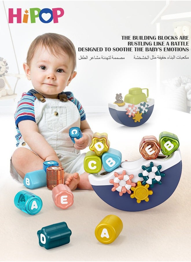HIPOP - Bathtub Toys, Dual-Use Stacking Set,Kid Water Shower Toy - Image 1