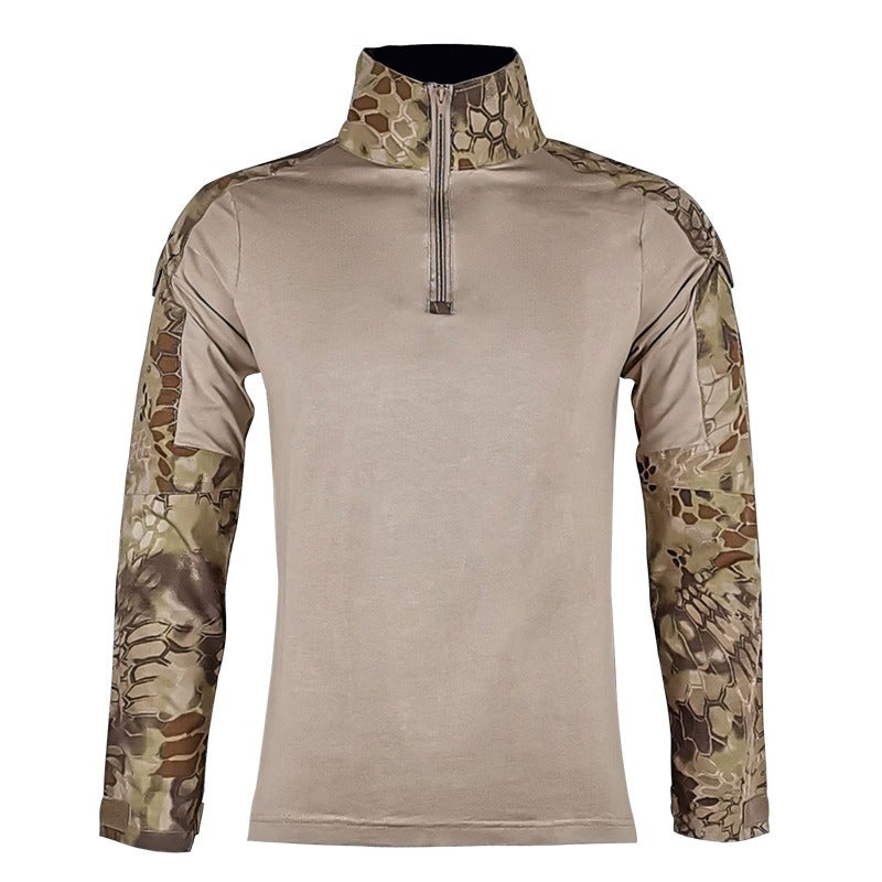 PFZL Outdoor Tactical Frog Suit Long Sleeve Spring Cycling Training Shirt Stretch T-Shirt Top for Boys - Image 5