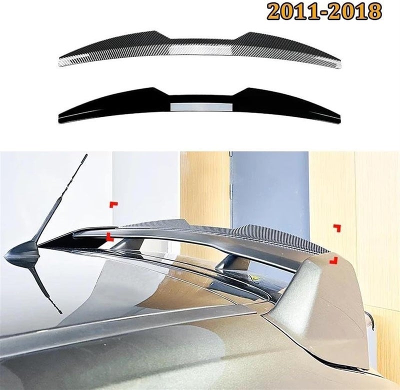 Wivplex Gloss Black Car Rear Trunk Spoiler for Focus MK3 RS - Image 3