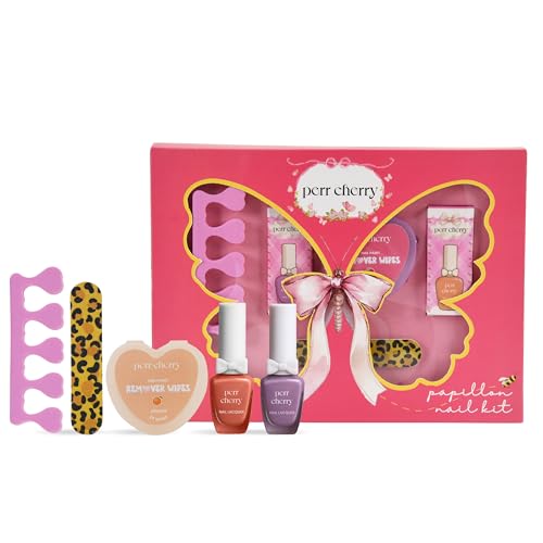 Perr Cherry 5 Piece Organic Makeup Kit for Kids, Preteens & Teen Girls | Non-Toxic, Cruelty-Free & Vegan Makeup Set For Girls | 100% Natural & Skin Friendly (Assorted Colours) - Image 1