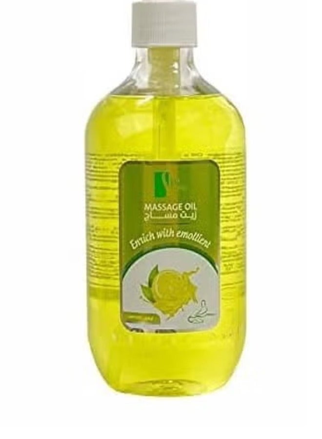 Spa System Lemon Massage Oil 500 ml - Image 1