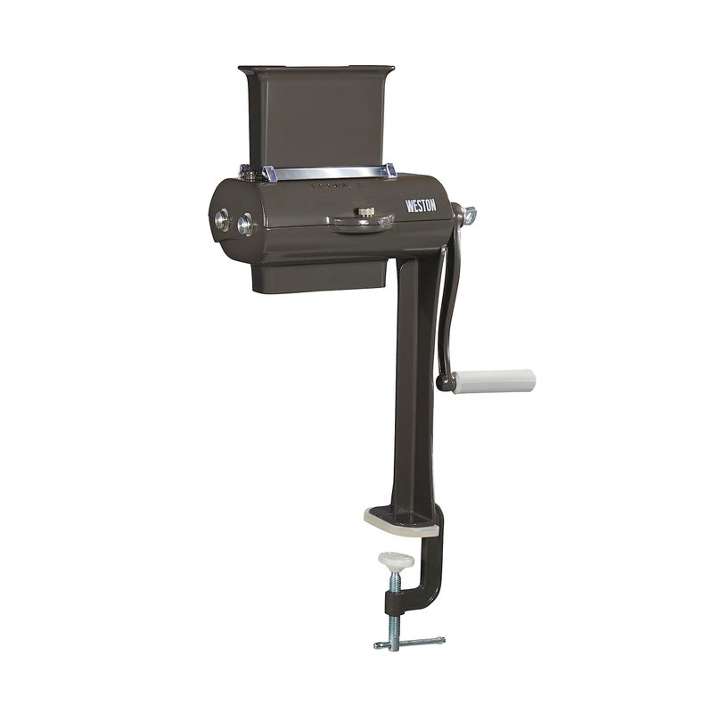 Weston Weston Manual Support Beef Jerky Slicer Quick and Easy Operation For Cuts Up To 5 Wide x 125 Thick Durable Aluminum Construction Stainless Steel Blades Charcoal Gray 073801WA  - Image 1