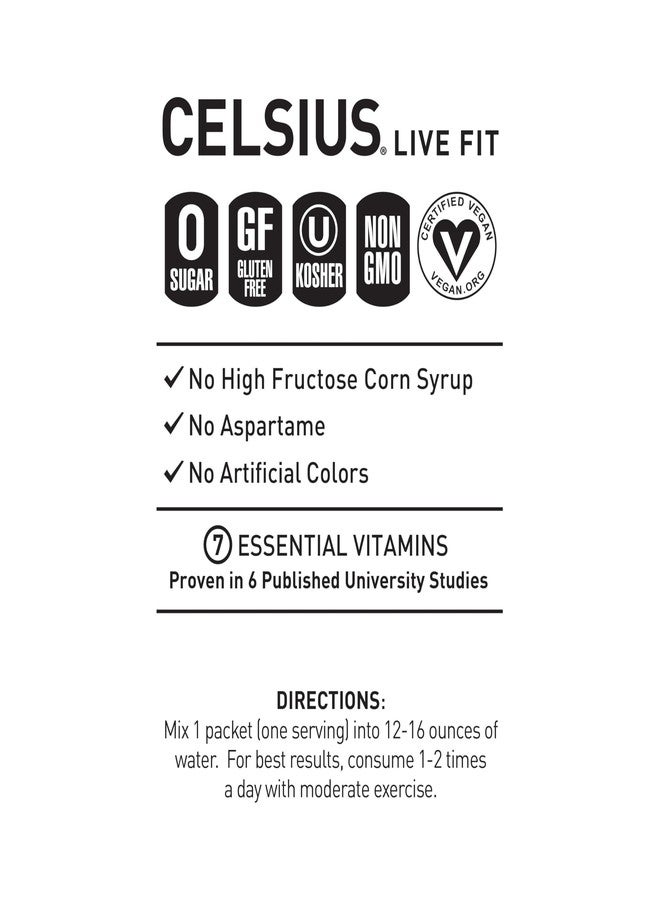 CELSIUS® On-the-Go Powder Sticks Arctic Vibe, Essential Energy 2.5 Oz (14 Sticks per Pack) - Image 4