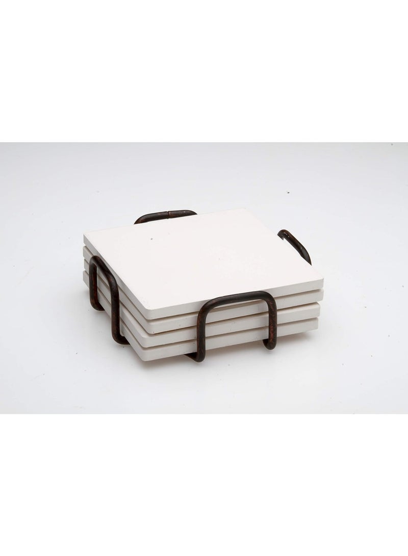 Thirstystone Black Wrought Iron Coaster Holder for Square or Round Coaster Sets - Image 2