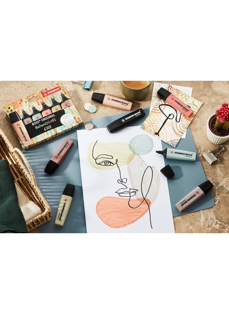 STABILO STABILO BOSS ORIGINAL NatureCOLORS Highlighter  pink beige  - Image 4