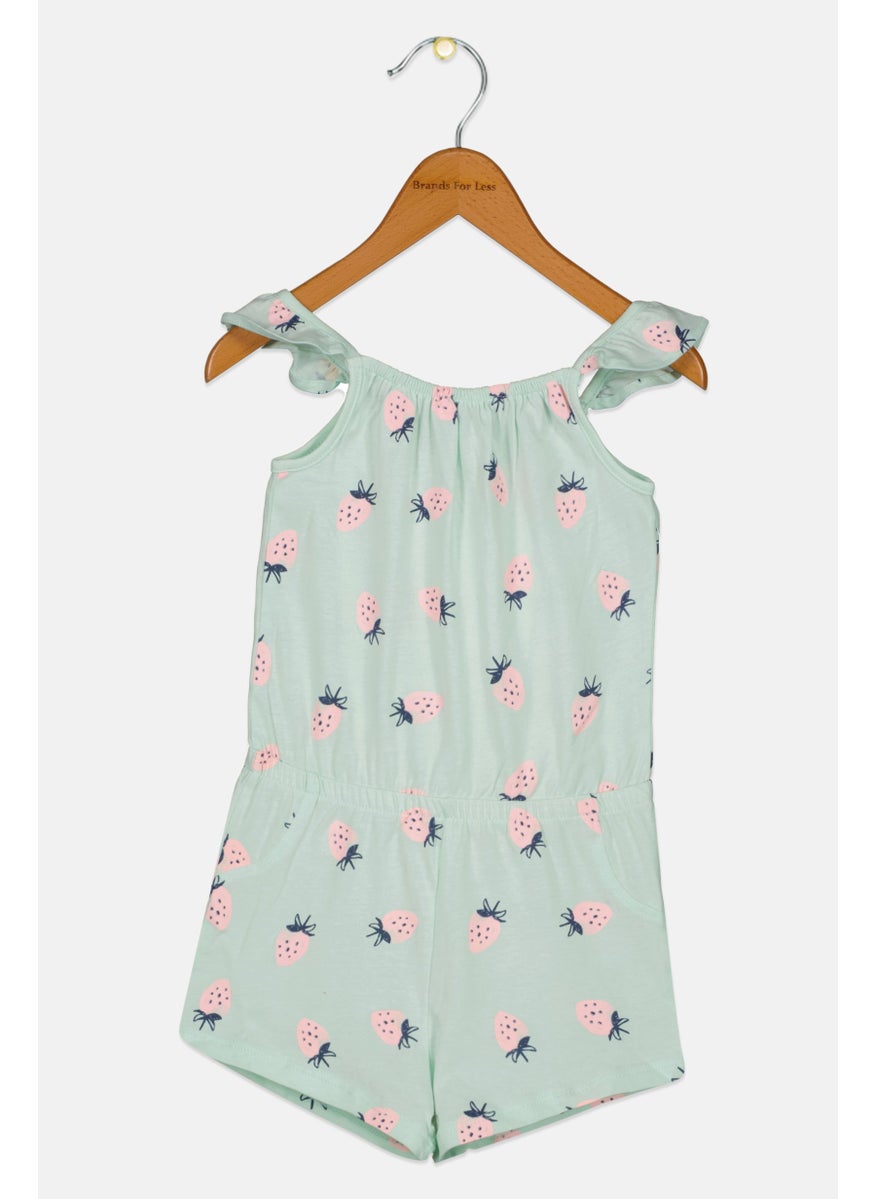 Toddlers Girl Strawberry Print Rompers, Light Green Combo - pzsku/Z7E3CDDC69C30E14102E3Z/45/_/1737643012/bef50ae0-c8d8-4a05-ad77-dc12bb9c8255