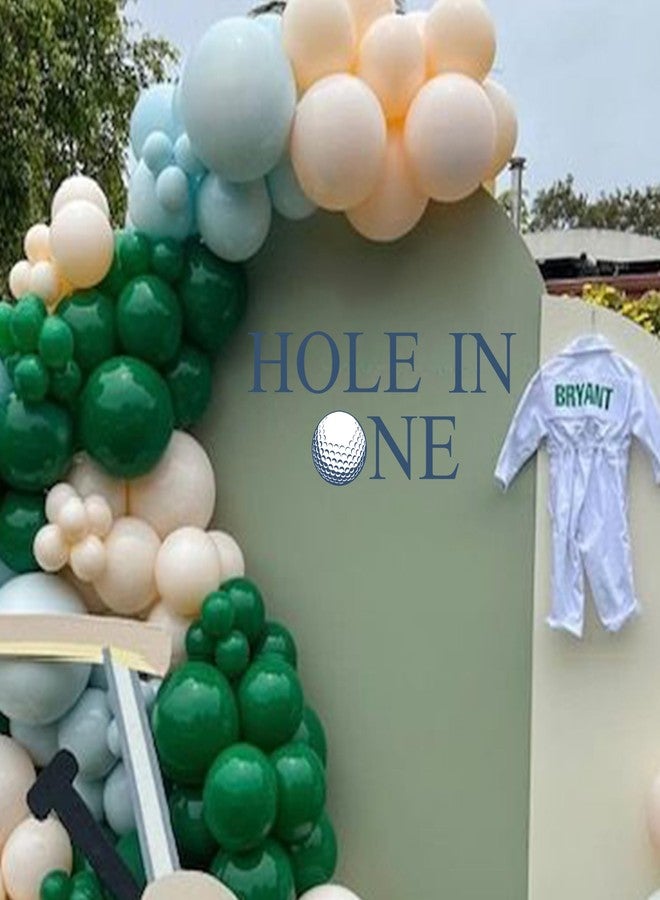 Capiont Golf Wall Decal - Golf Theme First Birthday Party Decoration,1st Birthday Party Decoration for Boys,Balloon Arch Decal,Photo Background Props (Golf Decal Blue) - Image 4