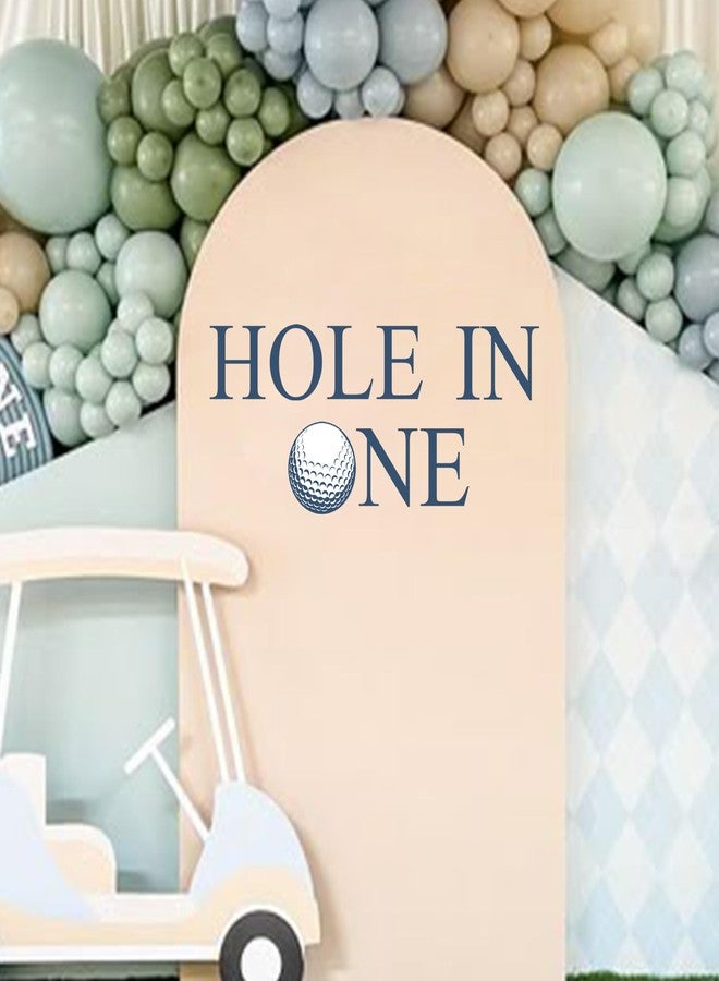 Capiont Golf Wall Decal - Golf Theme First Birthday Party Decoration,1st Birthday Party Decoration for Boys,Balloon Arch Decal,Photo Background Props (Golf Decal Blue) - Image 1