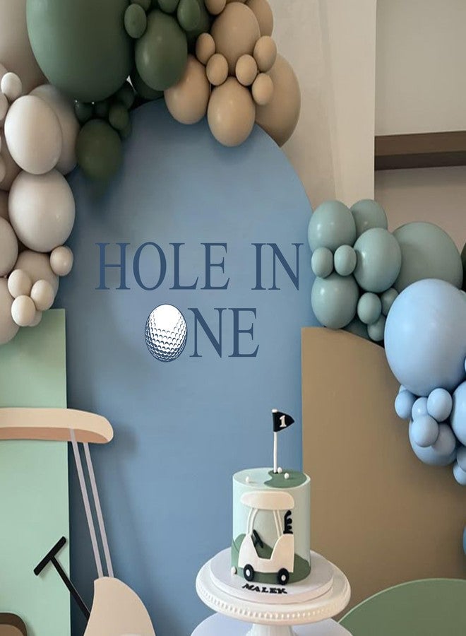 Capiont Golf Wall Decal - Golf Theme First Birthday Party Decoration,1st Birthday Party Decoration for Boys,Balloon Arch Decal,Photo Background Props (Golf Decal Blue) - Image 3