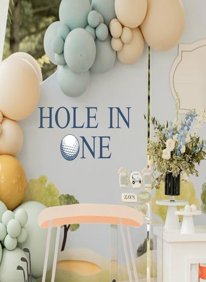 Capiont Golf Wall Decal - Golf Theme First Birthday Party Decoration,1st Birthday Party Decoration for Boys,Balloon Arch Decal,Photo Background Props (Golf Decal Blue) - Image 2