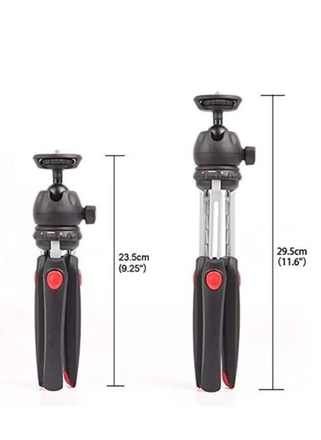 MIGOFAST Top Mini Portable Fold able Extendable Tripod Stand for Mobile Phones and DSLR with Universal Mobile Phone Holder Convenient Telescopic Mini Tripod TableMT 35  - Image 4