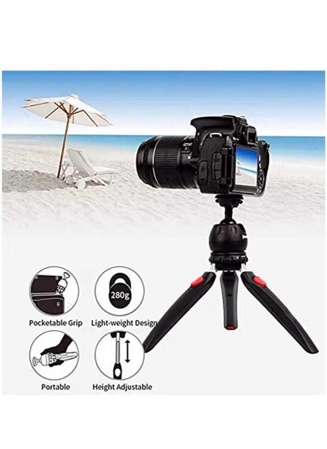 MIGOFAST Top Mini Portable Fold able Extendable Tripod Stand for Mobile Phones and DSLR with Universal Mobile Phone Holder Convenient Telescopic Mini Tripod TableMT 35  - Image 2