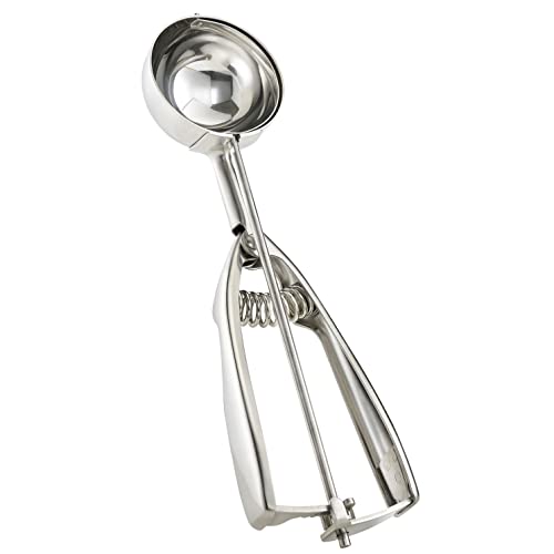 Solula 18/8 Stainless Steel Ice Cream Cupcake Muffin Scoop, 3.4 Tablespoon Cupcake Muffin Batter Dispenser - Image 1