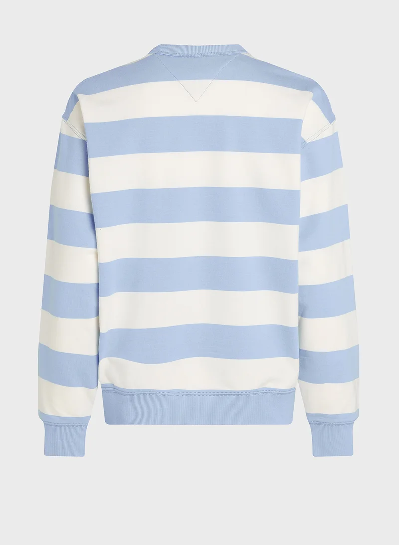 TOMMY JEANS Striped Sweatshirt