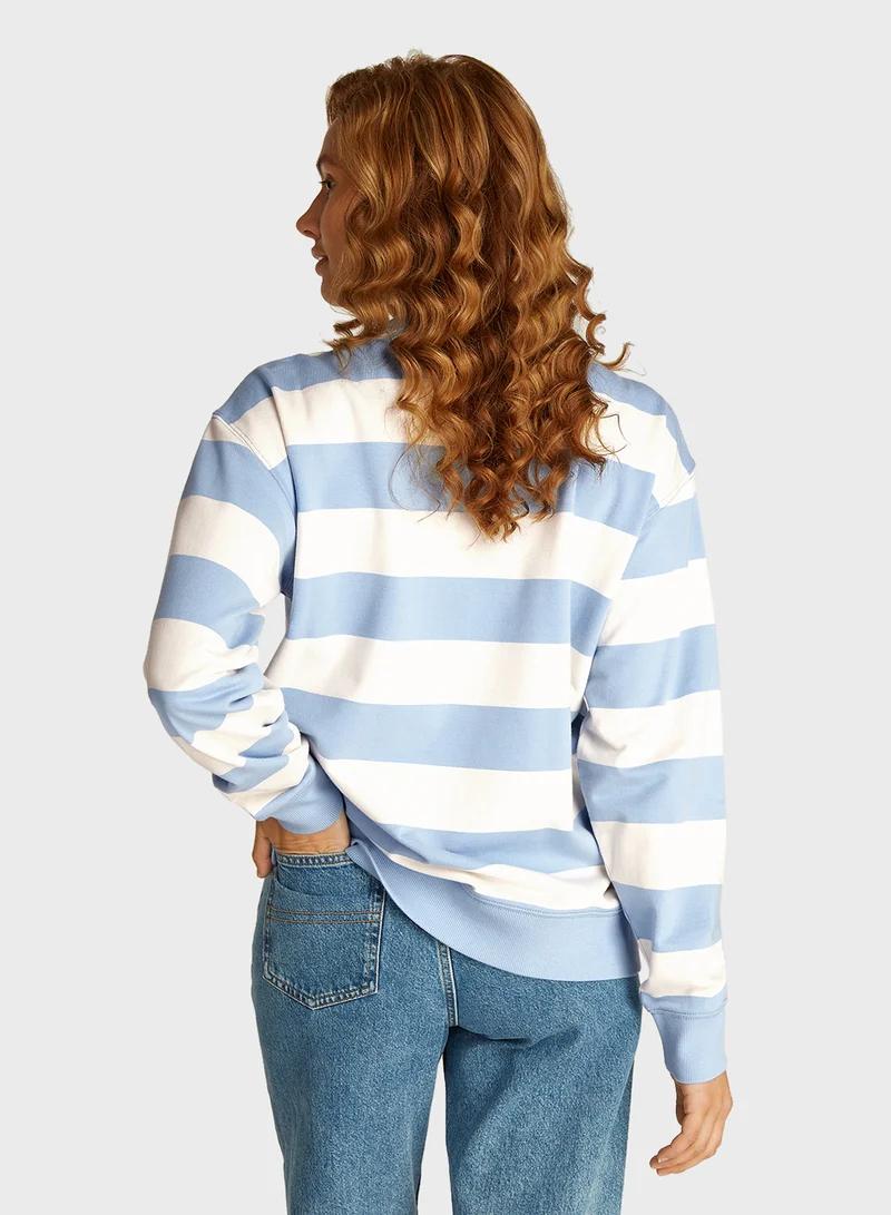 TOMMY JEANS Striped Sweatshirt