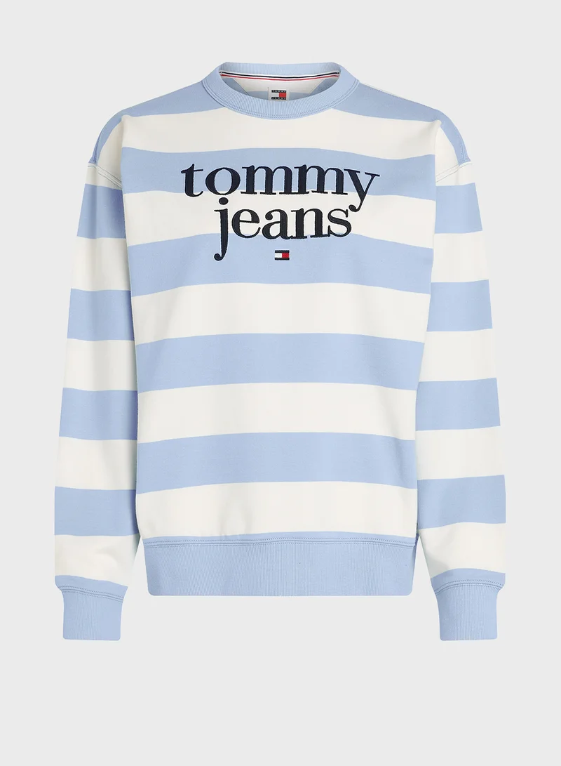 TOMMY JEANS Striped Sweatshirt