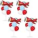 Naozinebi 4 Sets Airplane Birthday Party Balloons Stand Kit with 4 Plane Helicopter Foil Balloons Red Blue White Theme Party Balloon Centerpiece for Table for Adventure Time Flies Baby Shower Parties Decoration - Image 2