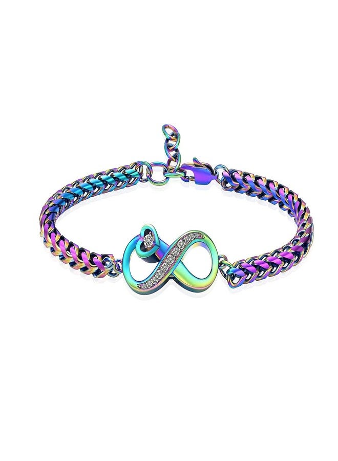Hearbeingt Infinity Cremation Bracelet for Ashes Cremation Jewelry for Women Men Memorial Bracelet Ash Holder Keepsake Jewelry of Loved Ones Pet with Fill Tool - Image 1