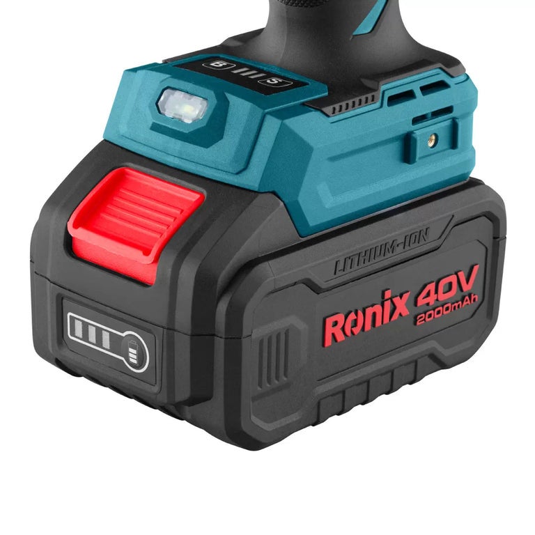 RONIX 40V Brushless Cordless impact wrench kit 1/2 inch 800N m - Model 8907-40V - Image 5