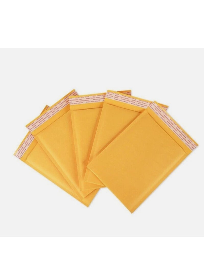 LATEEN Pack of 20 Self-Seal Bubble Mailers 18 X 20 CM Out Bags Cushioning Wrap Pouch for Packaging Mailing and Shipping Yellow - Image 3