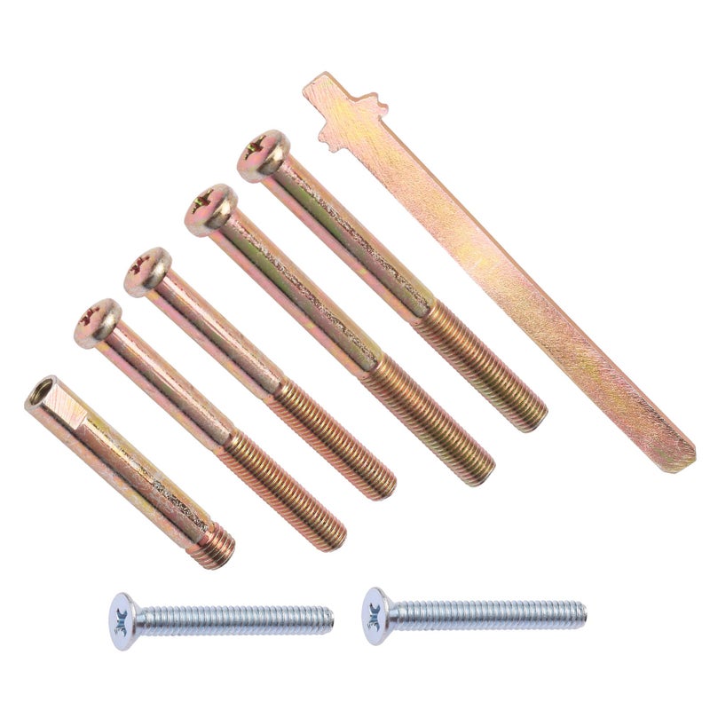 Dsyboko 02007 Thick Door Kit for Schlage BE365 BE469 and Various Electronic Deadbolts Models Door Extension kit Includes Extended Screws and Tailpiece for Installation on Doors 2 and Thicker - Image 2