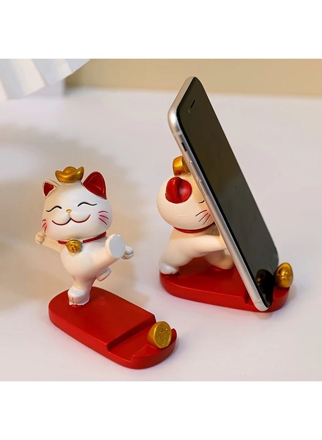 2 Pcs Cartoon Phone Stand Holder For Desk Decoration Tablet - Image 5