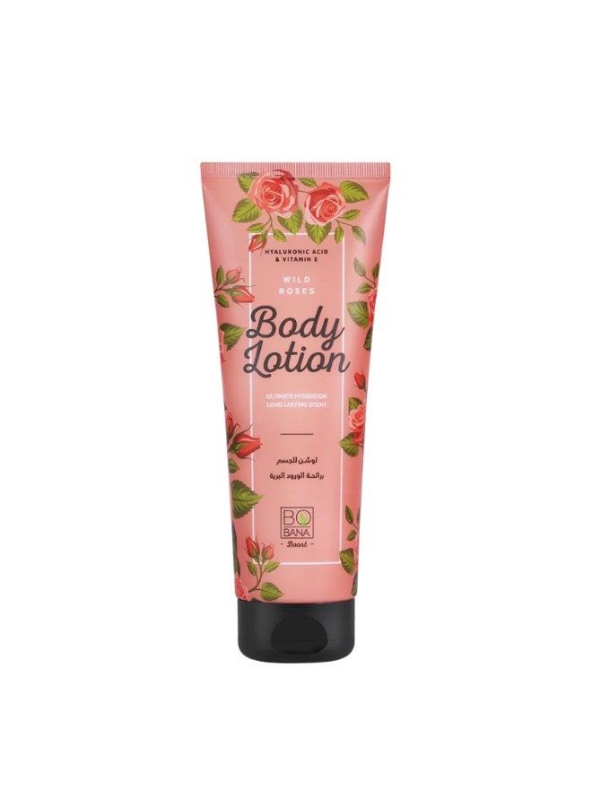 بوبانا لوشن للجسم برائحة الورود البرية240مل