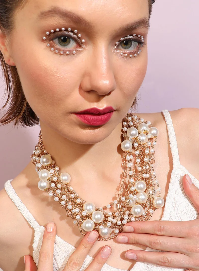 SOHI Party Artificial Necklace Jewellery