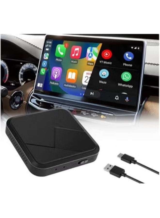 محول لاسلكي 2 في 1 (كاربلاي وأندرويد أوتو) - يحول النظام السلكي إلى لاسلكي ثنائي القناة - توصيل وتشغيل مباشر لموبايلات الآيفون والأندرويد - Image 4
