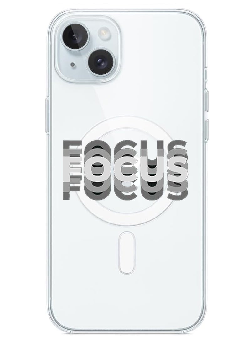 Theodor Magnetic Case for iPhone 15 6.1-inch Compatible with MagSafe Wireless Charging, Shockproof Phone Bumper Cover Focus copy - Image 1