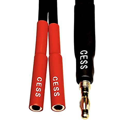 CNCESS CESS-142x2 Banana Plug Splitter 2-in 1-Out, (2-Pack) - Image 3