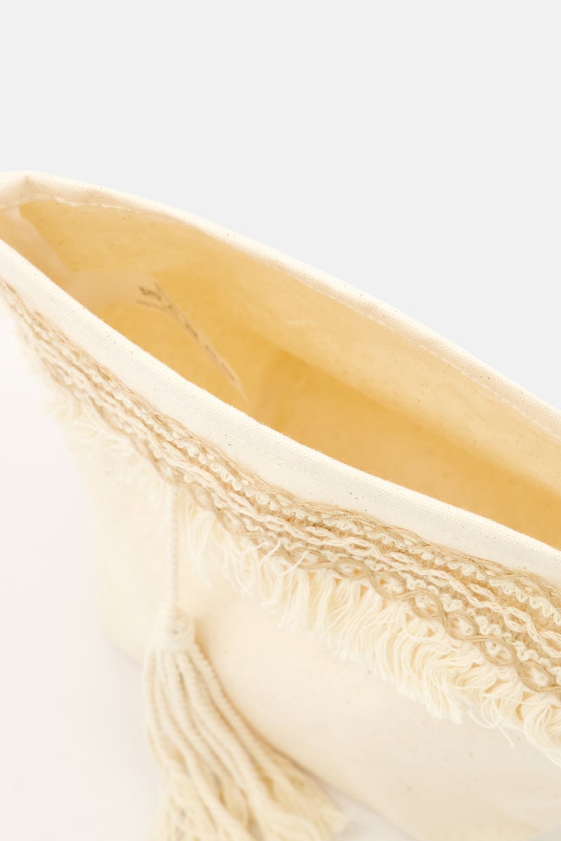 Boltze سلة تخزين مكونة من قطعتين 20 سم ارتفاع × 27 سم طول × 12 سم عرض، بيج - Image 4