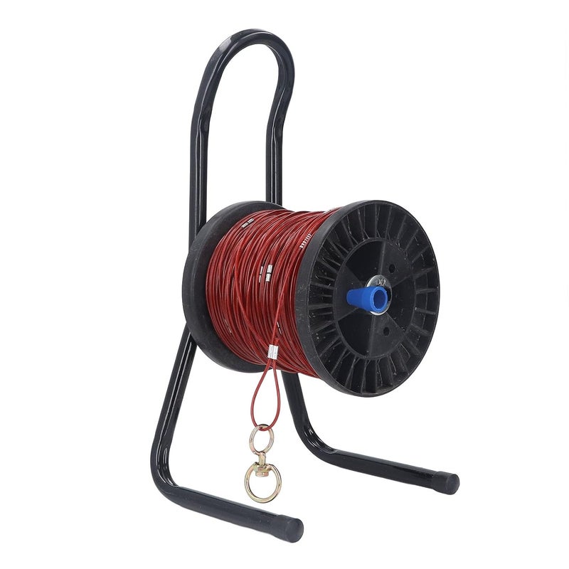 100M Steel Wire Measuring Rope with Clear Scale Portable Hand Operated for Survey Engineering - Image 1