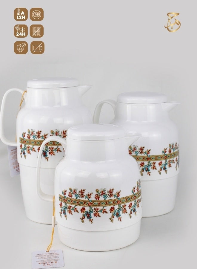 Red Home Vacuum Flask Set 2000ml,1500ml, 1000ml,HE  - Image 1