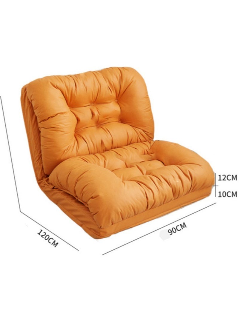 Generic Foldable Futon, Hidden Zipper Design, 5 Adjustable Reclining Position Backrest, Technology Cloth, Waterproof, Tatami Style Floor Sofa Bed  - Image 2